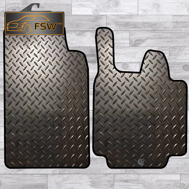 Smart For Two 2 Pce Set 07-14 Tailored 3Mm Rubber Heavy Duty Car Floor Mats