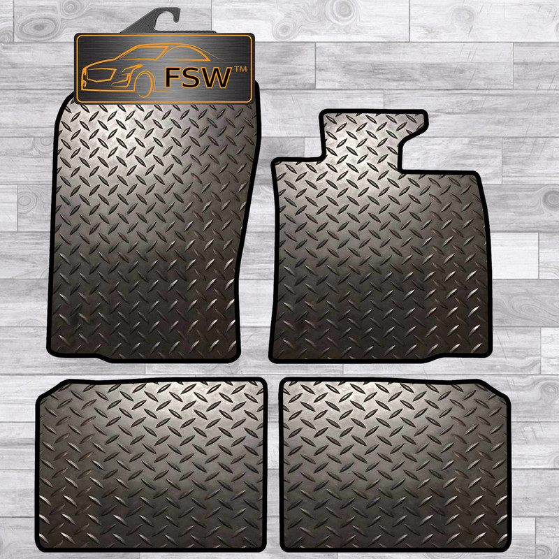 Mini Countryman Velcro Fixings R60 Tailored 3Mm Rubber Heavy Duty Car Floor Mats
