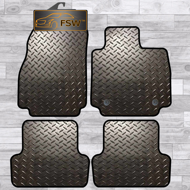 Renault Clio 2013-On Fully Tailored 3Mm Rubber Heavy Duty Car Floor Mats