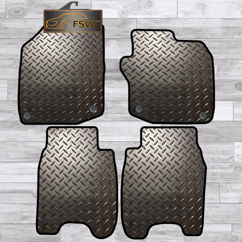 Honda Civic 13-17 1.6Ltr Diesel Only Tailored 3Mm Rubber Heavy Duty Floor Mats