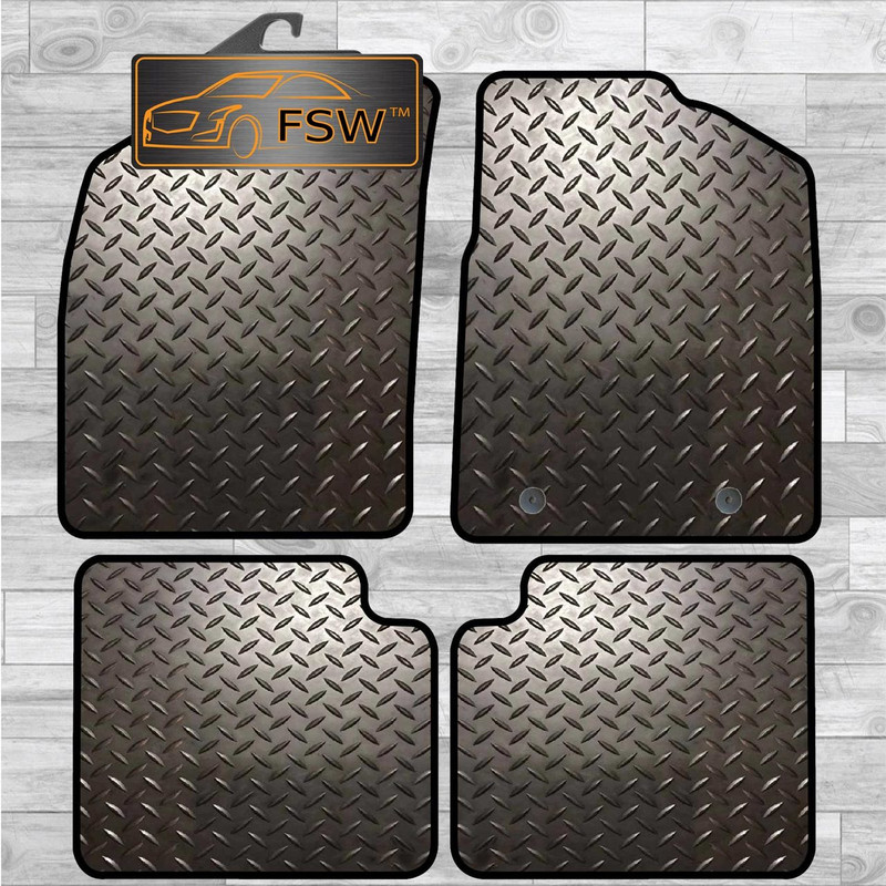 Ford Ka 2013-On Fully Tailored 3Mm Rubber Heavy Duty Car Floor Mats