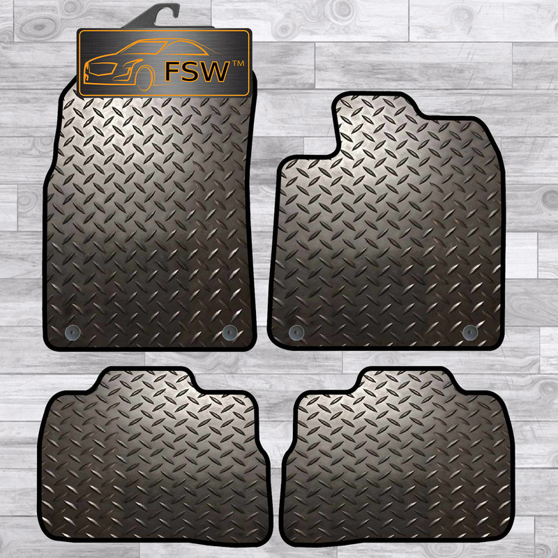 Suzuki Kizashi 2012-On Fully Tailored 3Mm Rubber Heavy Duty Car Floor Mats