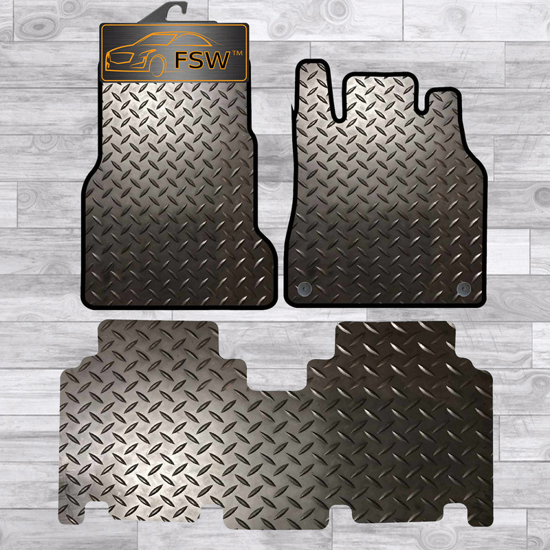 Mercedes A Class Lwb 98-06 Fully Tailored 3Mm Rubber Heavy Duty Car Floor Mats