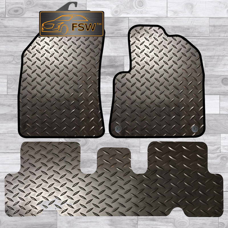 Citroen C4 Picasso 2013-2015 Fully Tailored 3Mm Rubber Heavy Duty Car Floor Mats