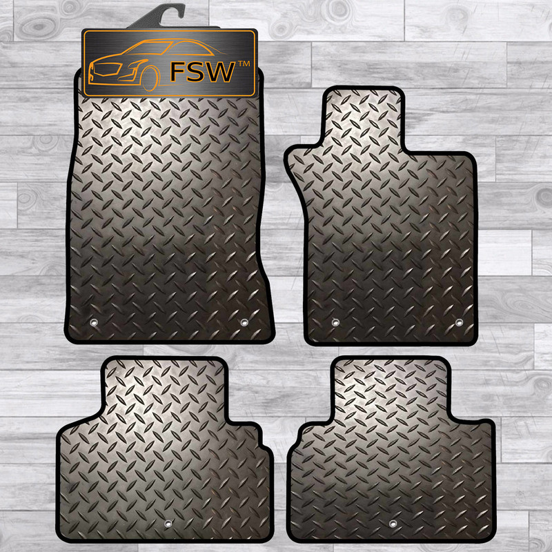 Infiniti Q50 2014-On Fully Tailored 3Mm Rubber Heavy Duty Car Floor Mats