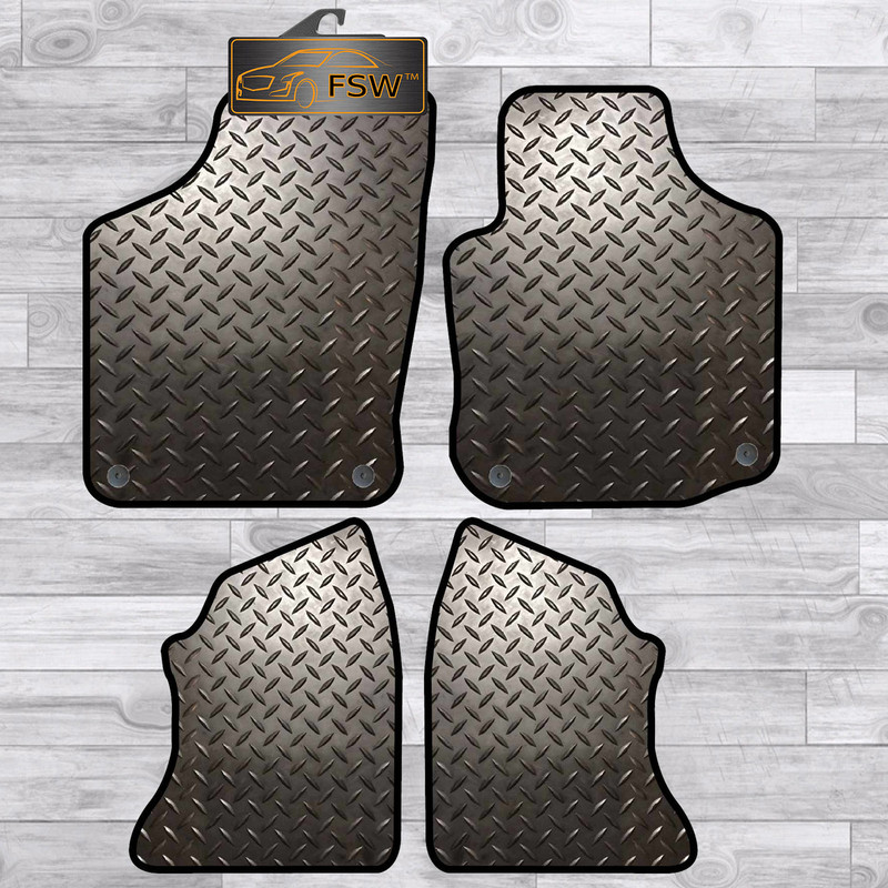 Vauxhall Combo Crew Cab 01-11 Fully Tailored 3Mm Rubber Heavy Duty Floor Mats