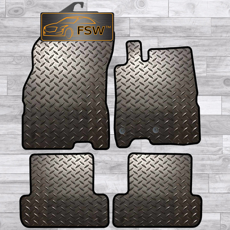 Renault Megane 08 On Coupe Alternative Tailored 3Mm Rubber Heavy Duty Floor Mats