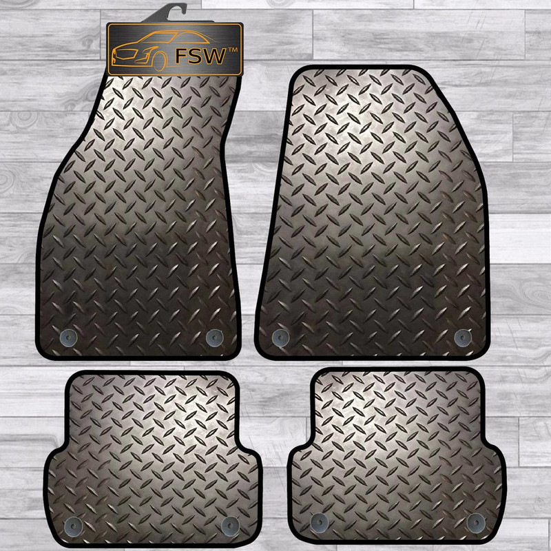 Audi Rs4 2006-2008 Fully Tailored 3Mm Rubber Heavy Duty Car Floor Mats