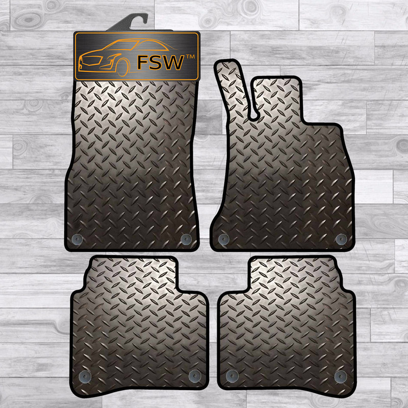 Mercedes S Class Lwb 2013-On Fully Tailored 3Mm Rubber Heavy Duty Car Floor Mats