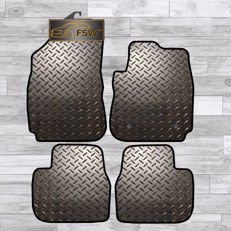 Citroen C4 Cactus 2014-On Fully Tailored 3Mm Rubber Heavy Duty Car Floor Mats