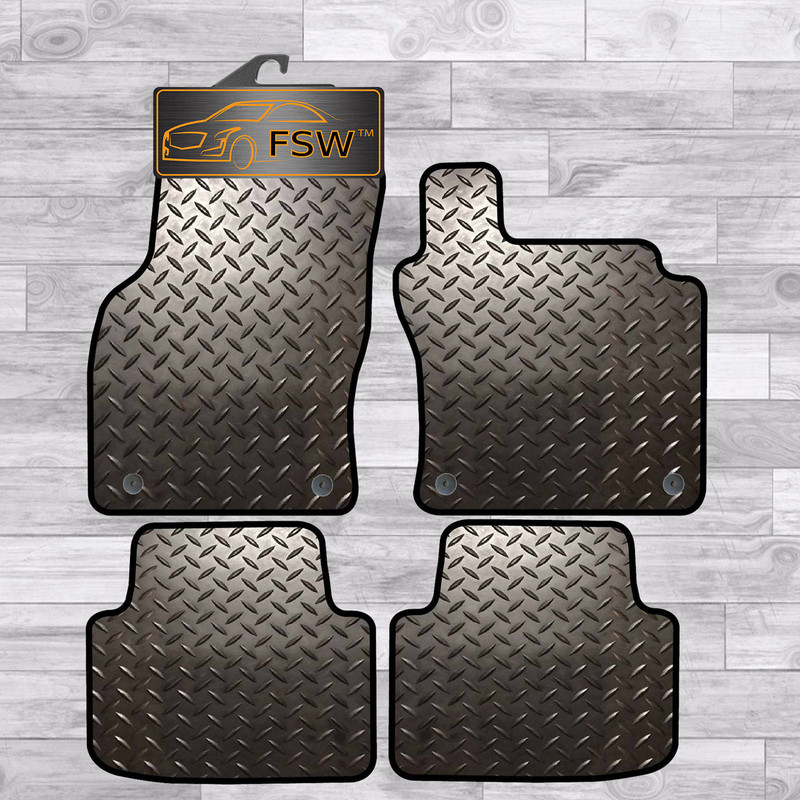 Vw Passat 2015-On Fully Tailored 3Mm Rubber Heavy Duty Car Floor Mats