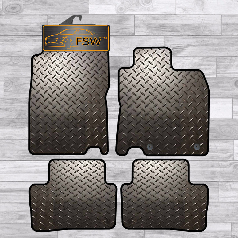 Renault Kadjar 2015-On Fully Tailored 3Mm Rubber Heavy Duty Car Floor Mats