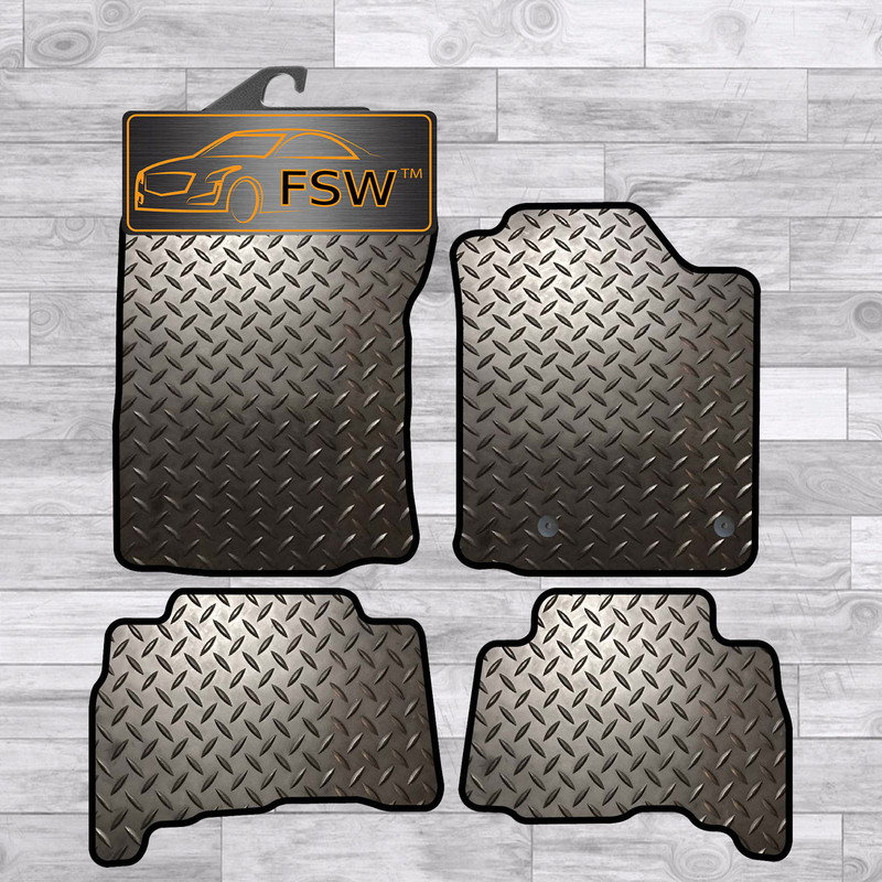 Toyota Land Cruiser 13-On Facelift Tailored 3Mm Rubber Heavy Duty Car Floor Mats Toyota Land Cruiser 13-On Facelift Tailored 3Mm Rubber Heavy Duty Car Floor Mats