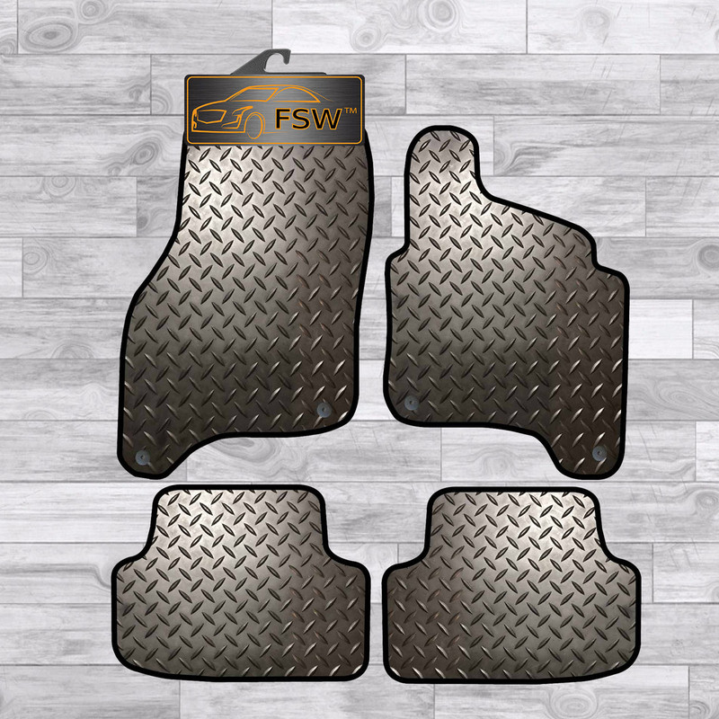 Vw E-Golf 2015-On Fully Tailored 3Mm Rubber Heavy Duty Car Floor Mats