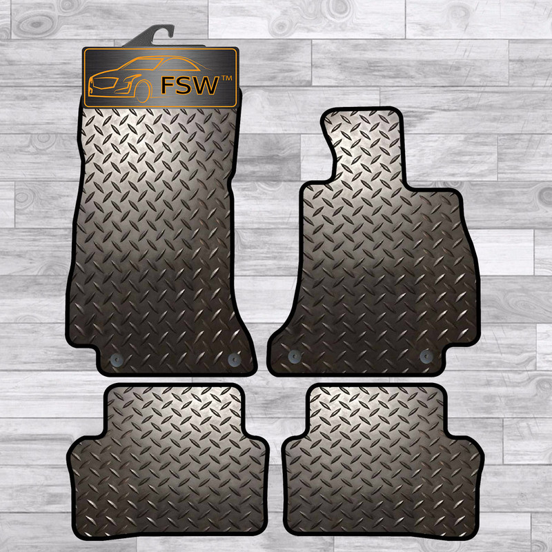 Mercedes E Class 2016-On Fully Tailored 3Mm Rubber Heavy Duty Car Floor Mats