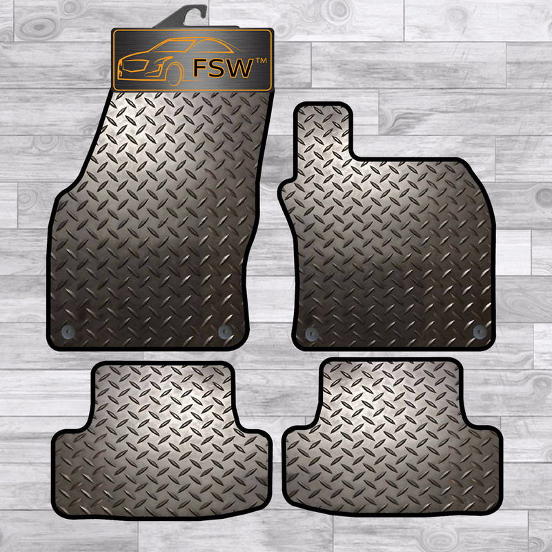 Seat Ateca 2016-On Fully Tailored 3Mm Rubber Heavy Duty Floor Mats