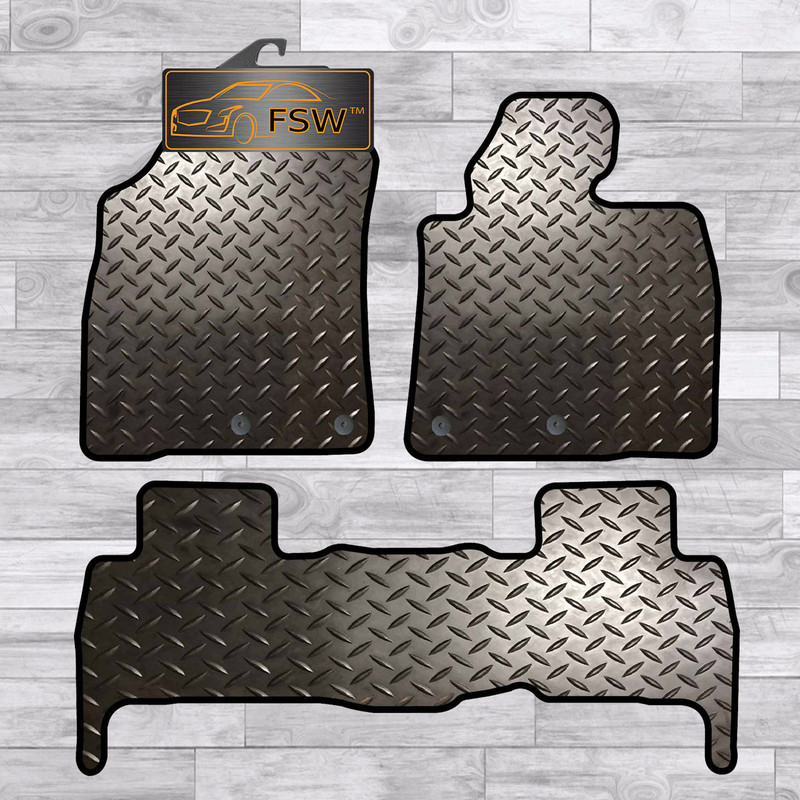 Toyota Land Cruiser V8 12-On Fully Tailored 3MM Rubber Heavy Duty Car Floor Mats Toyota Land Cruiser V8 12-On Fully Tailored 3MM Rubber Heavy Duty Car Floor Mats
