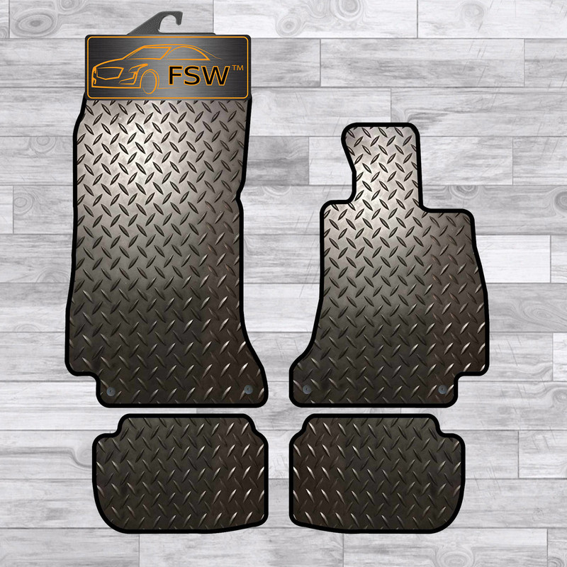 Mercedes E Class Coupe 2017-On Fully Tailored 3MM Rubber Heavy Duty Floor Mats