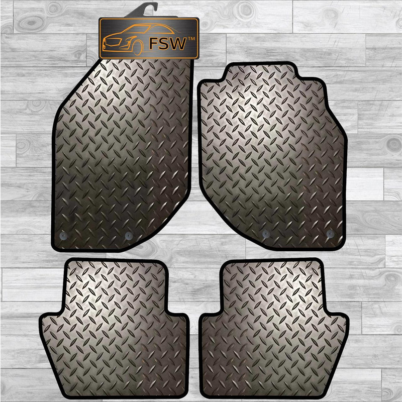 Volvo C70 1995-2006 With Clips Fully Tailored 3MM Rubber Heavy Duty Floor Mats Volvo C70 1995-2006 With Clips Fully Tailored 3MM Rubber Heavy Duty Floor Mats