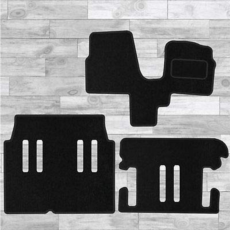 Kia Sedona Mk1 1999-2006 Fully Tailored Classic Car Floor Mats Black