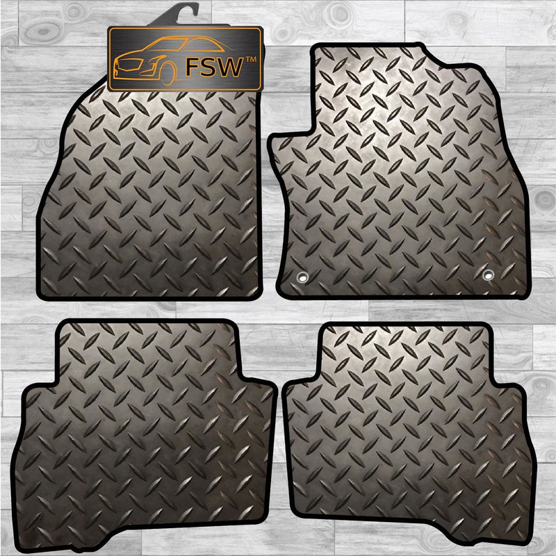 Citroen Nemo Multispace Mpv 08-On Tailored 3MM Rubber Heavy Duty Mats Black