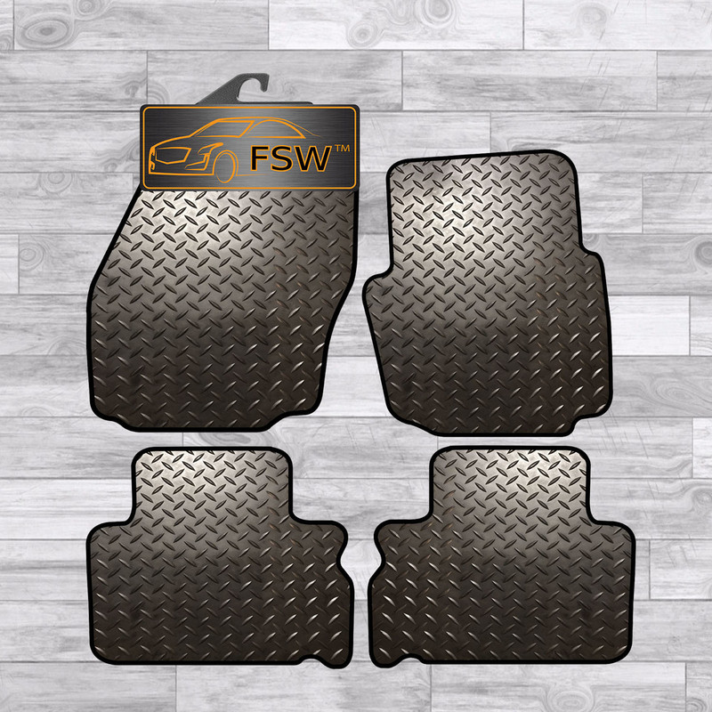 Honda Accord 2004-2008 Man Tailored 3MM Rubber Heavy Duty Car Floor Mats Black Honda Accord 2004-2008 Man Tailored 3MM Rubber Heavy Duty Car Floor Mats Black