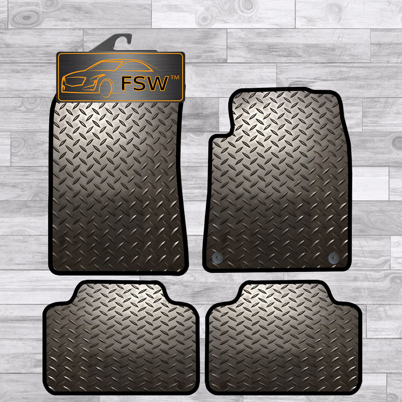 Peugeot 807 05 On Fully Tailored 3Mm Rubber Heavy Duty Car Floor Mats