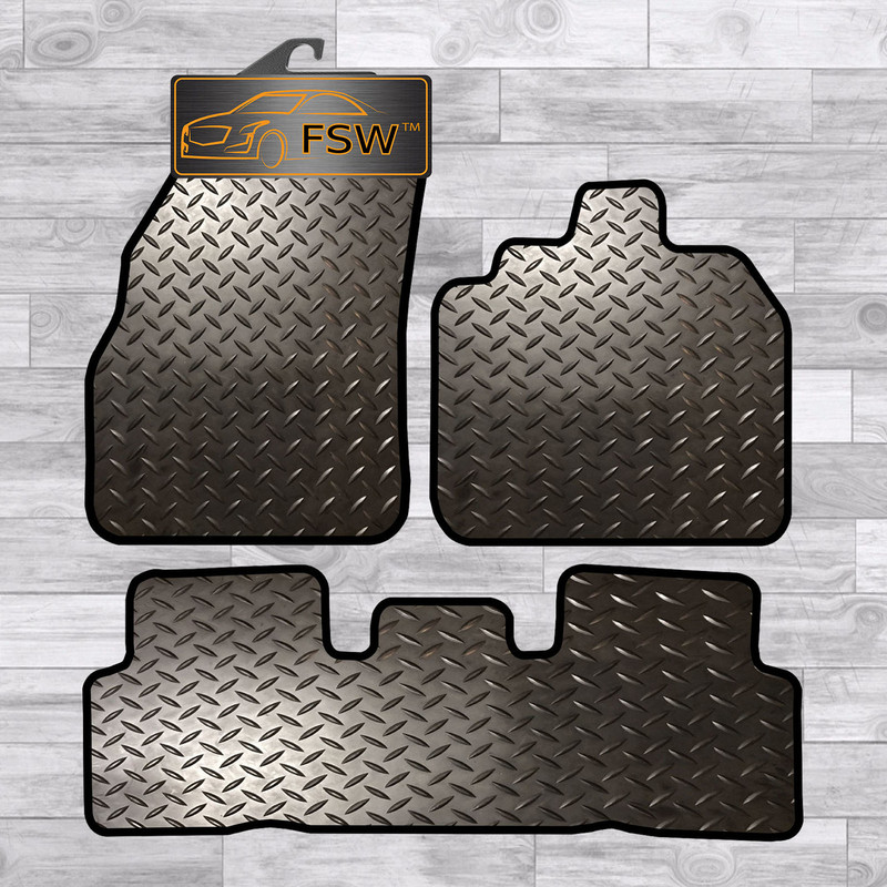 Renault Kangoo 5 Seater 2003-2009 Tailored 3MM Rubber Heavy Duty Car Floor Mats Renault Kangoo 5 Seater 2003-2009 Tailored 3MM Rubber Heavy Duty Car Floor Mats