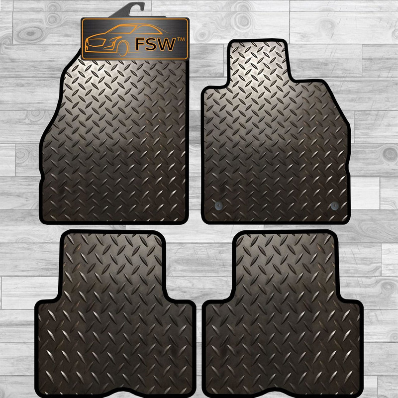 Renault Kangoo 5 Seater 2009-On Tailored 3Mm Rubber Heavy Duty Car Floor Mats Renault Kangoo 5 Seater 2009-On Tailored 3Mm Rubber Heavy Duty Car Floor Mats