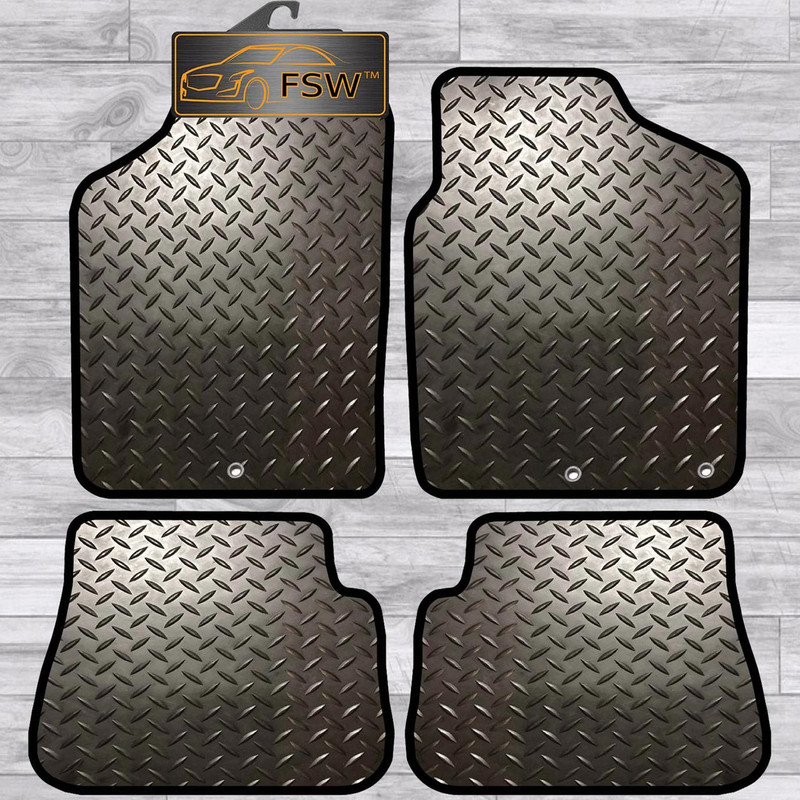 Saab 9-3 Convertible 98-03 Fully Tailored 3MM Rubber Heavy Duty Car Floor Mats