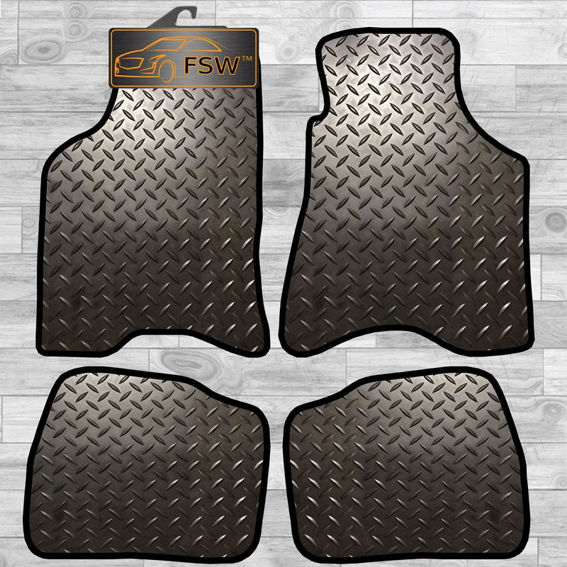 Seat Arosa 1997-2004 Fully Tailored 3Mm Rubber Heavy Duty Car Floor Mats