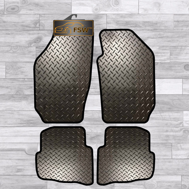 Seat Ibiza 2008 On Fully Tailored 3Mm Rubber Heavy Duty Car Floor Mats