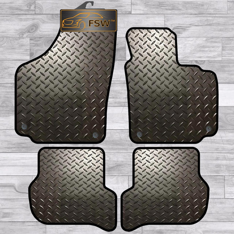 Seat Toledo 1999-2005 Fully Tailored 3Mm Rubber Heavy Duty Car Floor Mats