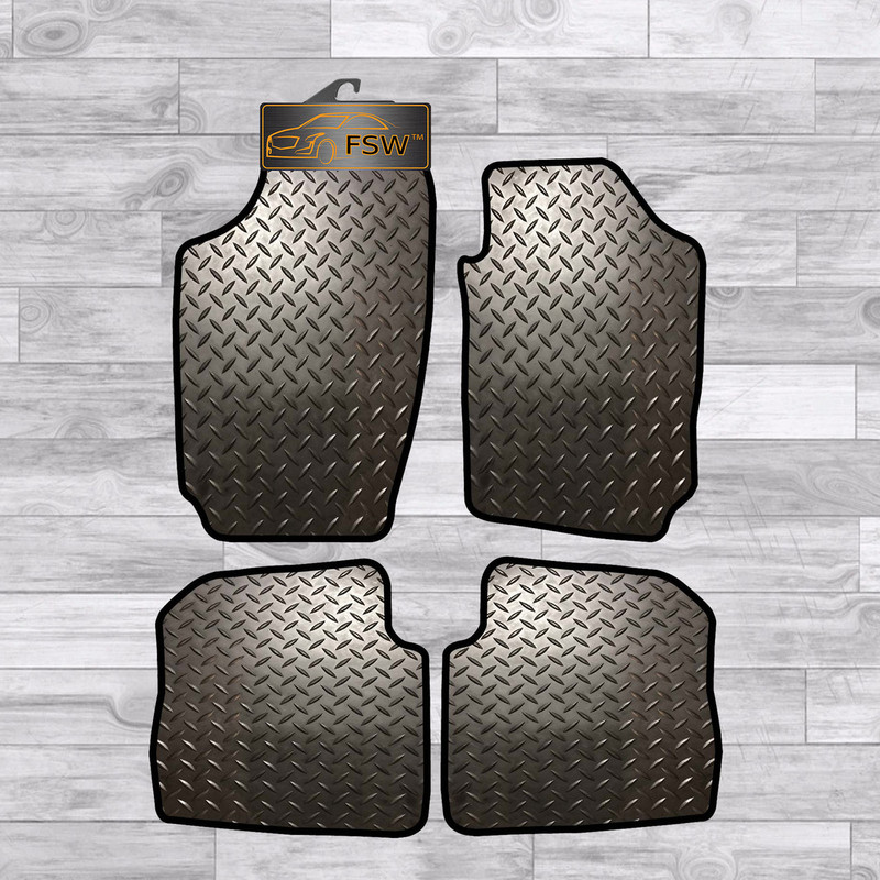 Skoda Fabia 2007-2014 Fully Tailored 3Mm Rubber Heavy Duty Car Floor Mats