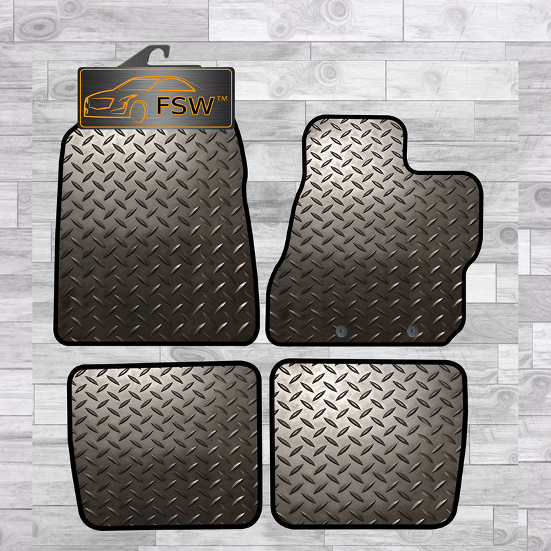 Toyota Iq 2009-On Fully Tailored 3Mm Rubber Heavy Duty Car Floor Mats Toyota Iq 2009-On Fully Tailored 3Mm Rubber Heavy Duty Car Floor Mats