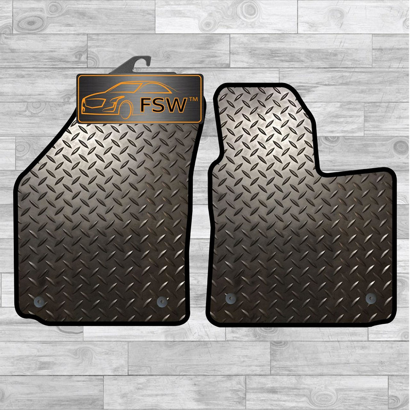 Vw Caddy Van 2004-On Tailored 3Mm Rubber Heavy Duty Car Floor Mats