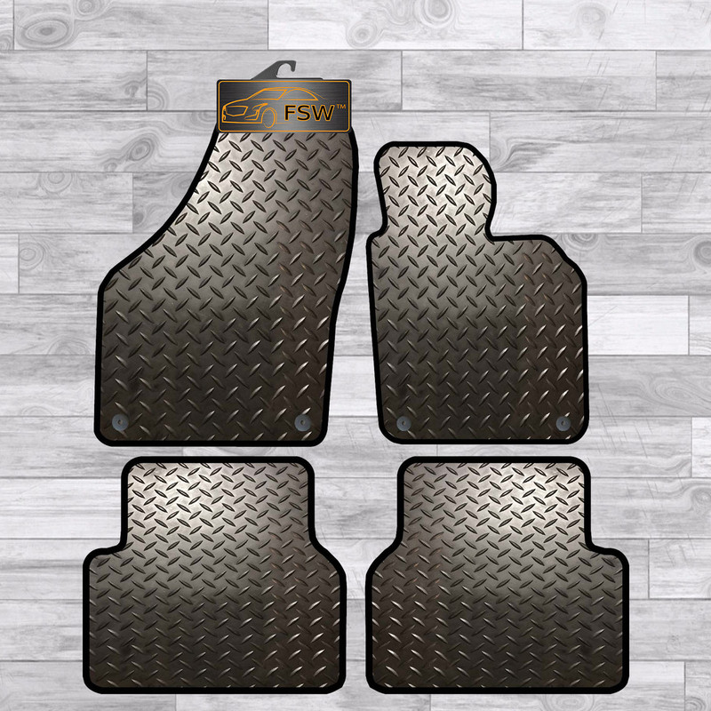 Vw Tiguan 2007-2016 Fully Tailored 3Mm Rubber Heavy Duty Car Floor Mats
