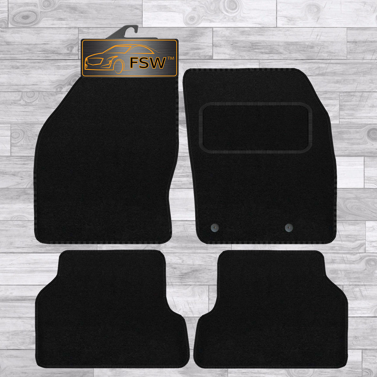 Ford Focus St 2005 On Carpet Mats Black