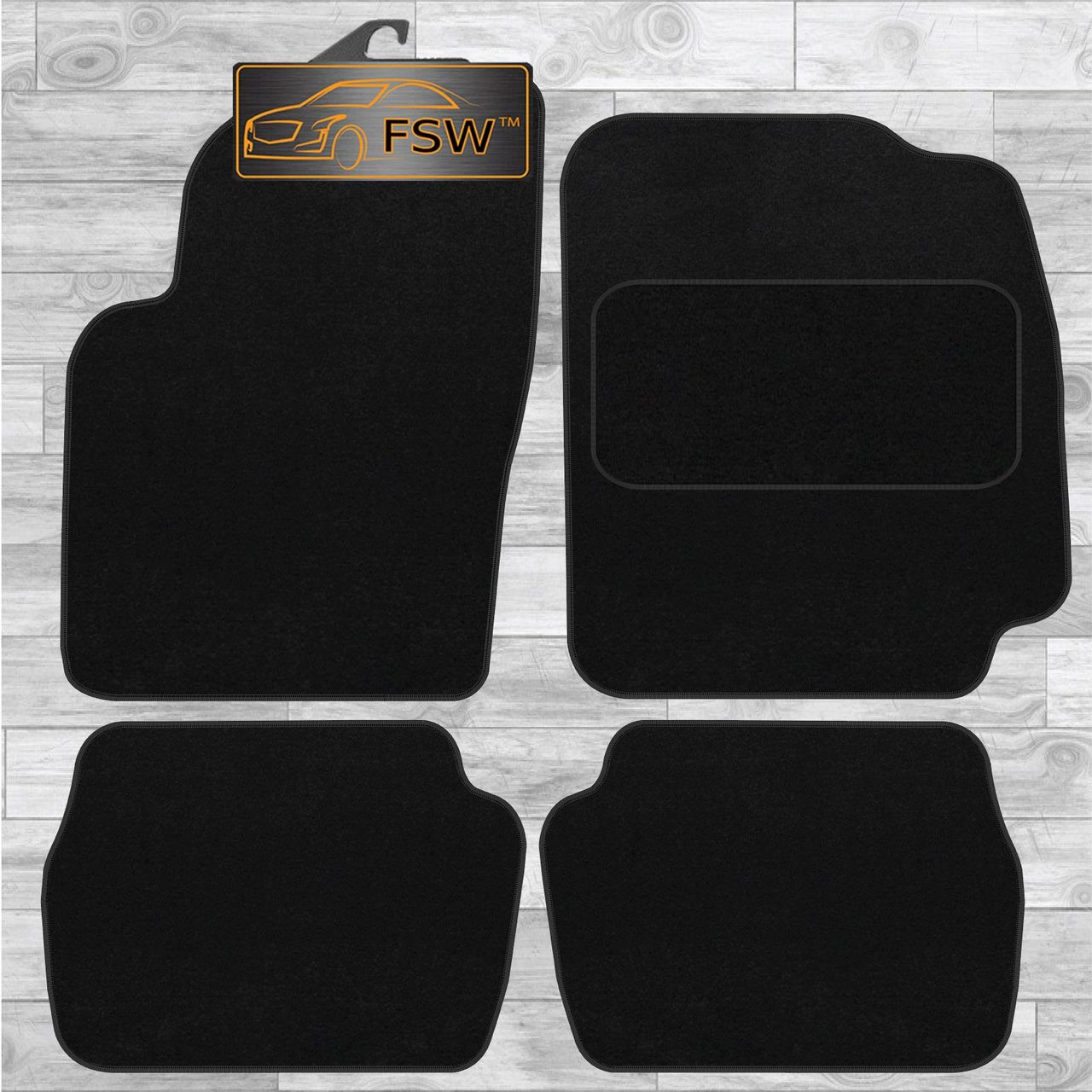 Aston Martin Vanquish Carpet Mats Black