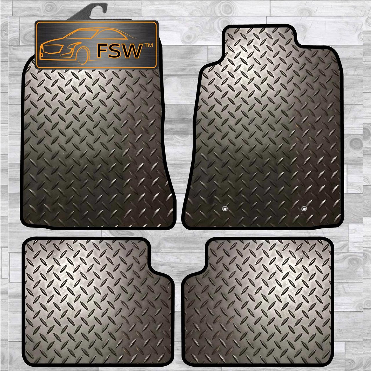 Toyota Corolla 2005 Colour Collection 3mm Rubber Heavy Duty Mats