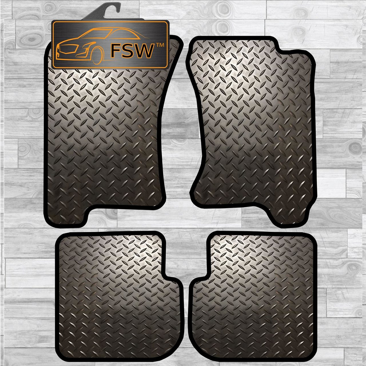 Subaru Forester 97 03 Not Auto 3mm Rubber Heavy Duty Mats