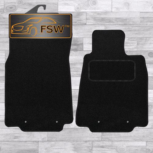 370z 2 Pce Carpet Mats Black