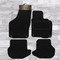 Vw Eos 2006-2014 Round Clips Fully Tailored Classic Car Floor Mats Black