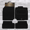Micra 2008-2010 With Oem Clip Fully Tailored Classic Car Floor Mats Black
