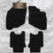 Honda Jazz 2002-2008 With Holes Fully Tailored Classic Car Floor Mats Black