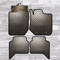 Ford Ranger 2012-On Wildtrax Fully Tailored 3Mm Rubber Heavy Duty Car Floor Mats