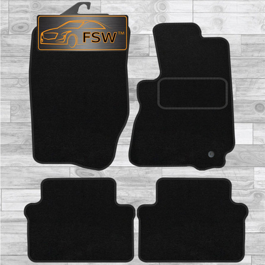 Jeep Grand Cherokee 4mm Tailored Black Rubber Car Floor Mat 2005