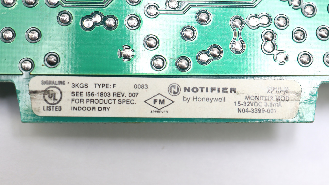 Notifier XP10-M Ten Input Monitor Module