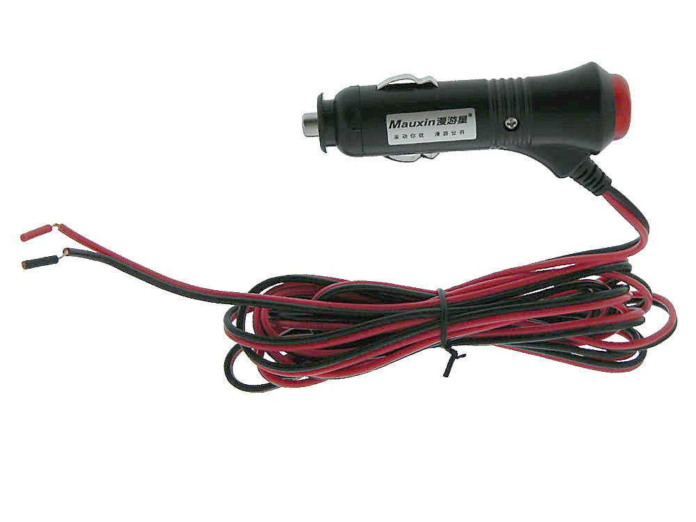 12v cigarette lighter plug with switch Cigarette Lighter Plug with Fuse, Switch 3m Leads