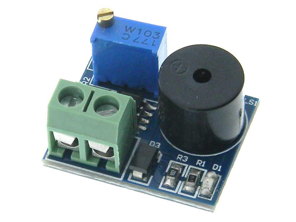 DC 12V/24V/0-100V Over/Under Voltage Protection Alarm – LED Display With Buzzer, TTL Level
